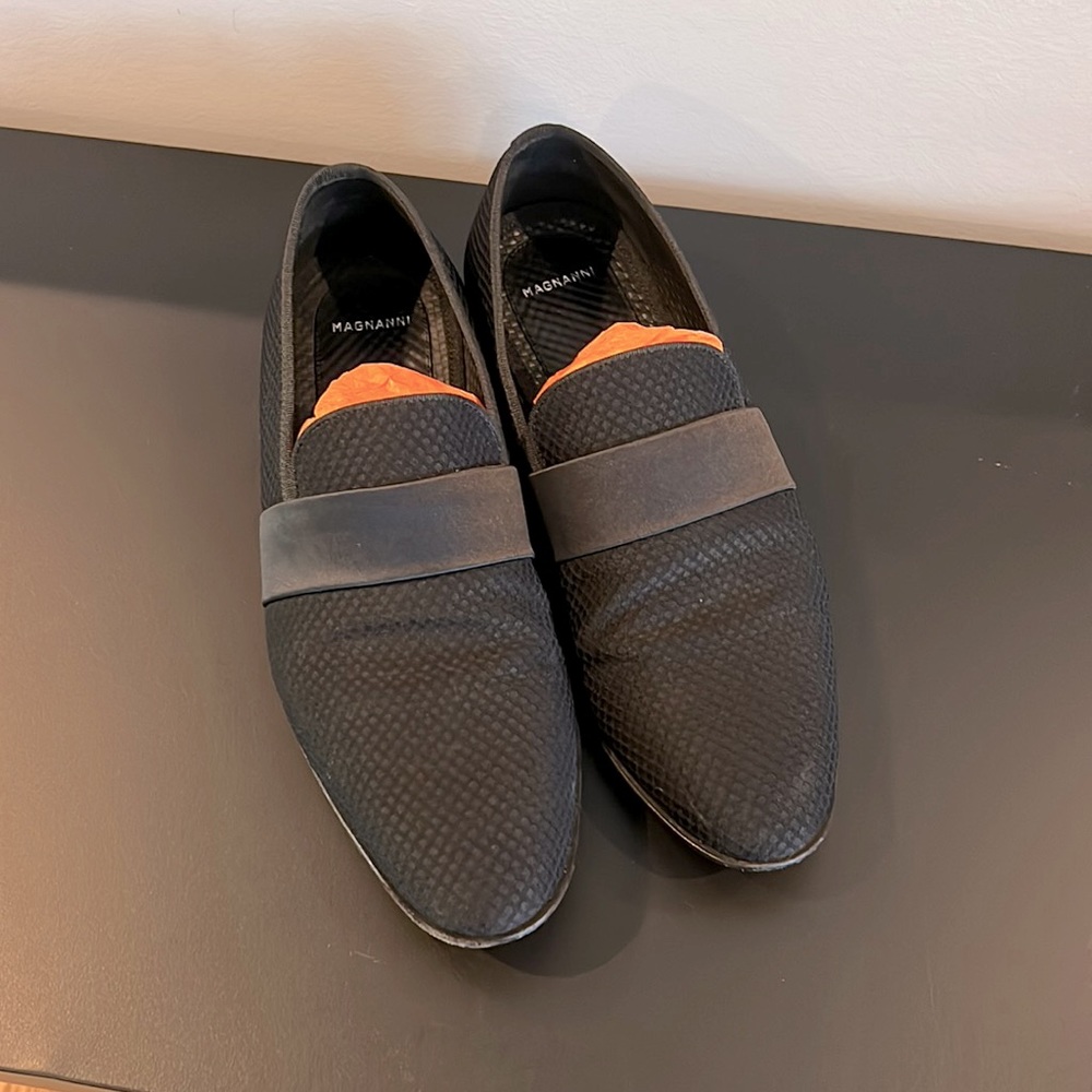 Magnanni Tuxedo Loafers Men Worn 1 Time